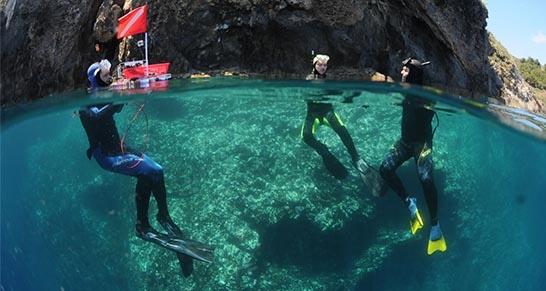 Grotta e sub