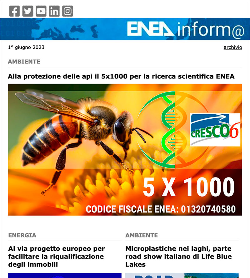 eneainforma 1 giugno 2023
