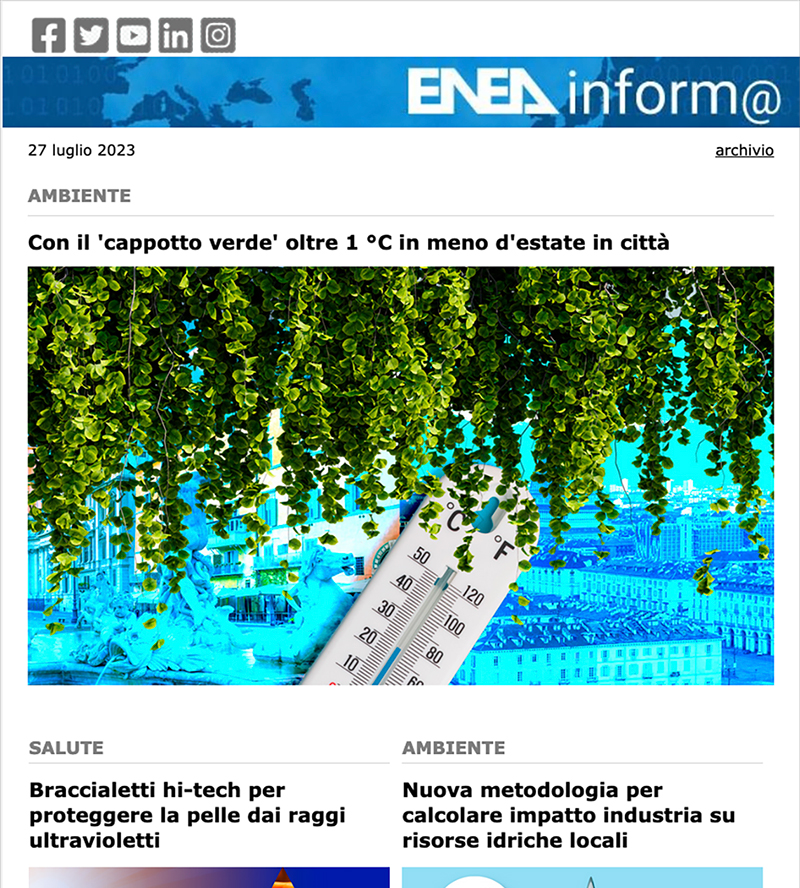 eneainforma 27 luglio 2023