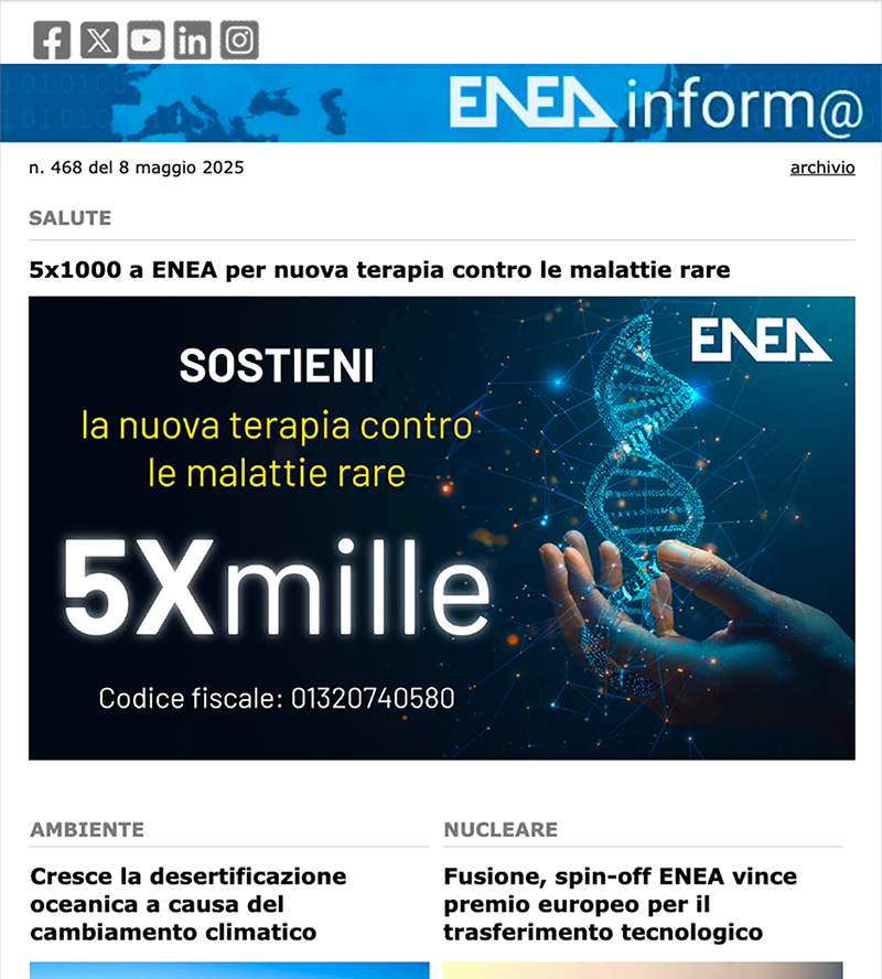 ENEAinform@ 468 del 8 maggio 2025