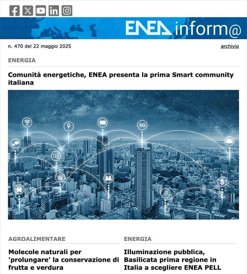 ENEAinform@ 470 del 22 maggio 2025