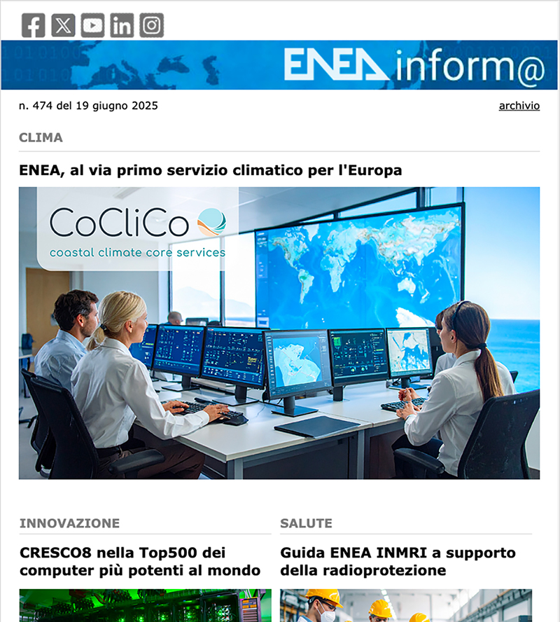 ENEAinform@ 474 del 19 giugno 2025