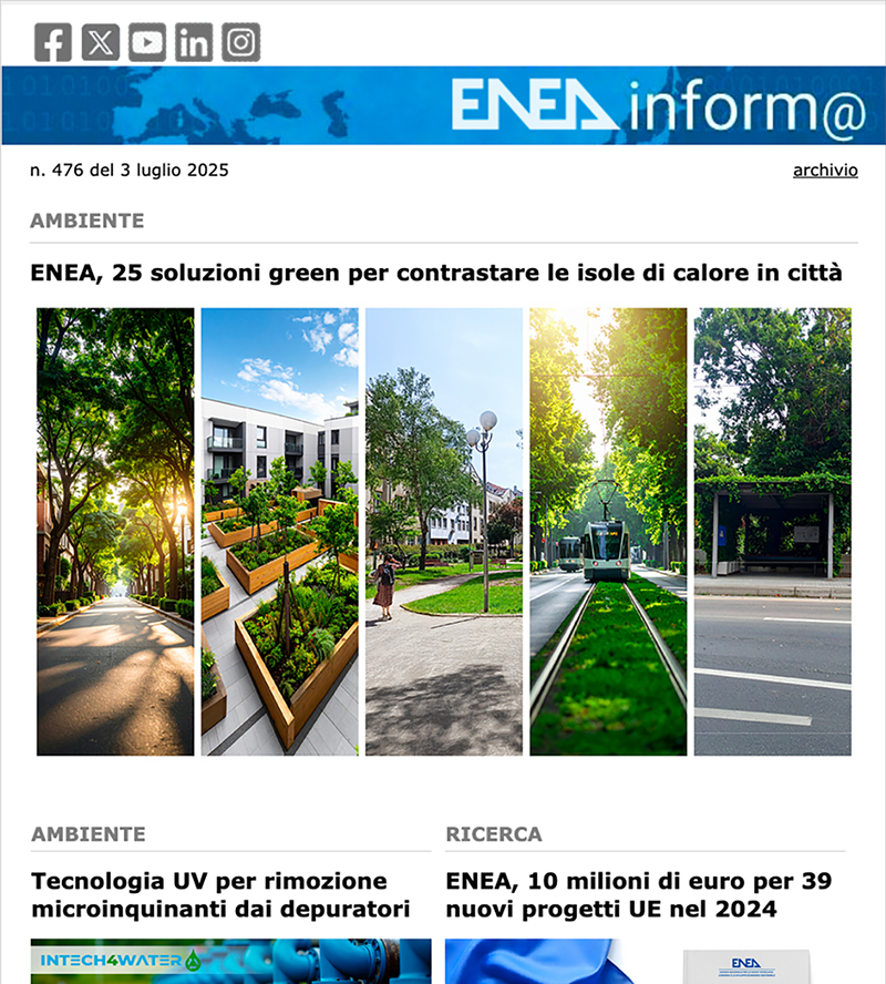 ENEAinform@ 476 del 3 luglio 2025