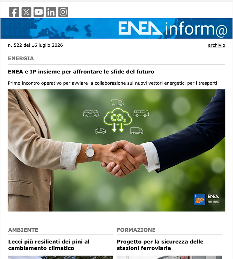 ENEAinform@ 522 del 16 luglio 2026
