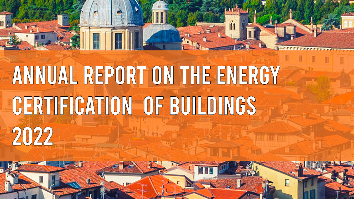 Annual report on the energy certification of buildings