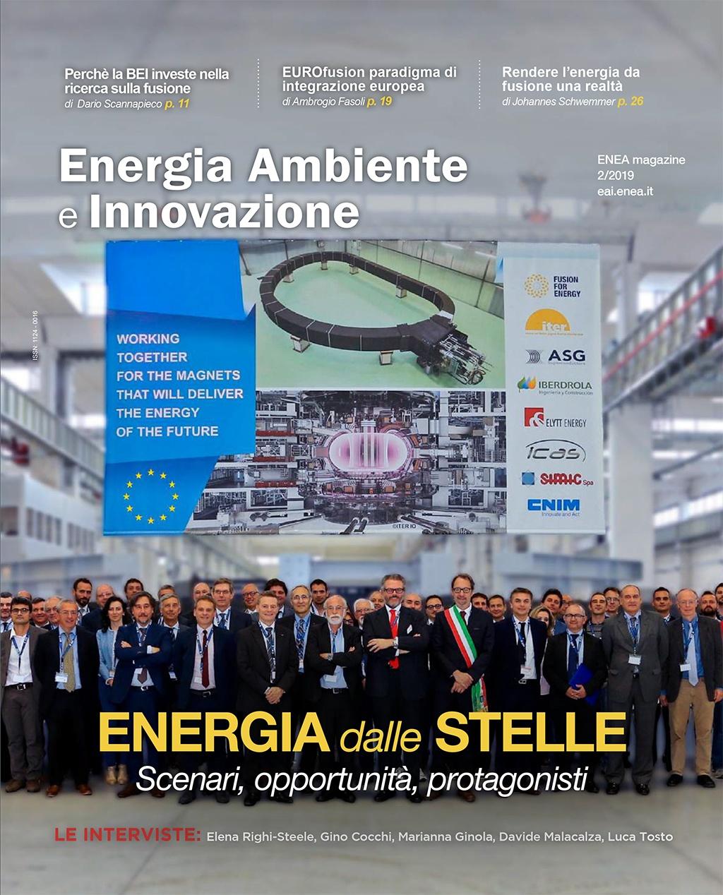 Numero della rivista Energia Ambiente e Innovazione, l'energia dalle stelle