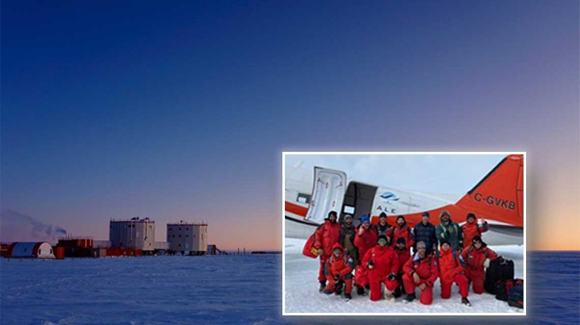 Antartide Base Concordia e gruppo spedizione
