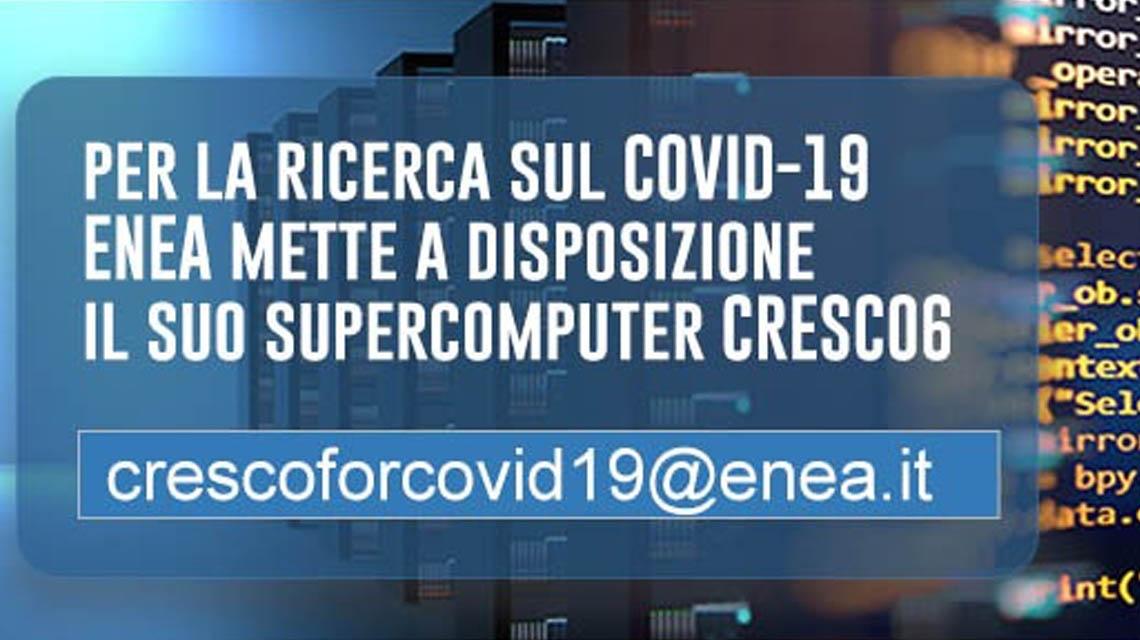 Supercomputer CRESCO per ricerca COVID-19