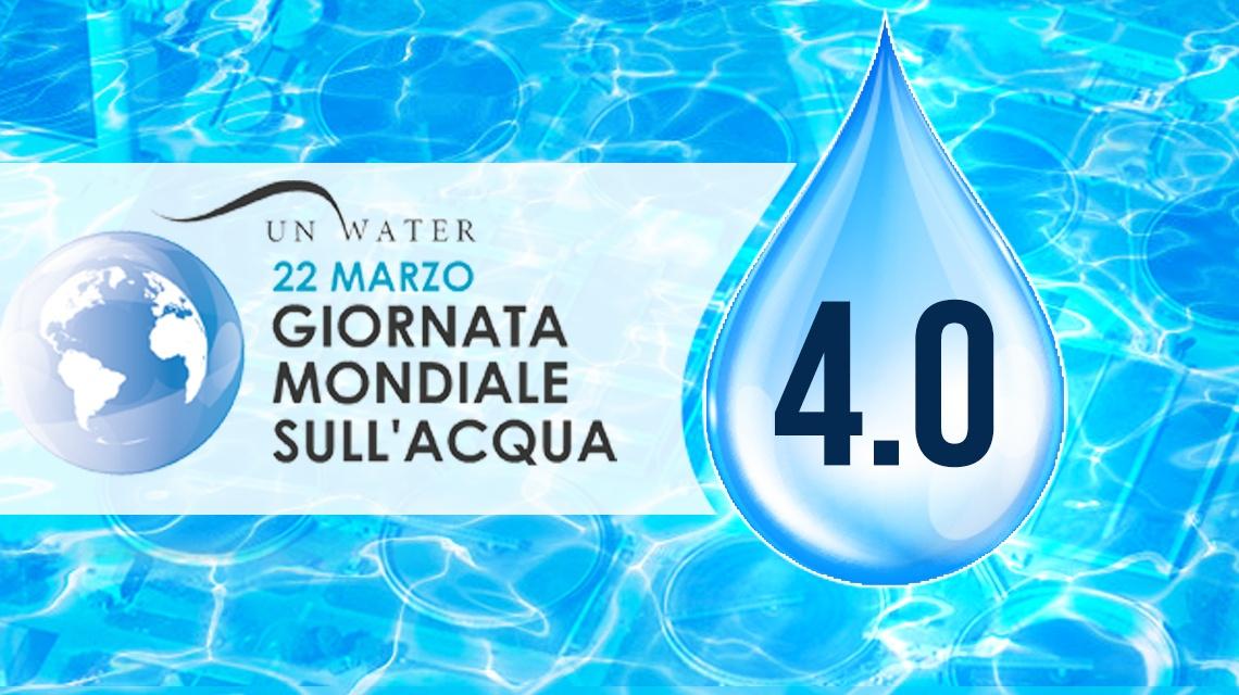 Goccia d'acqua 4.0 per la giornata mondiale dell'acqua