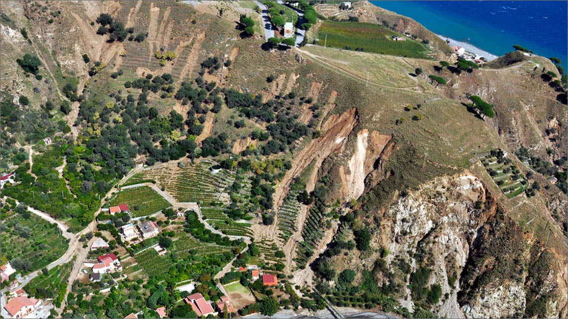 vista dall'alto colature