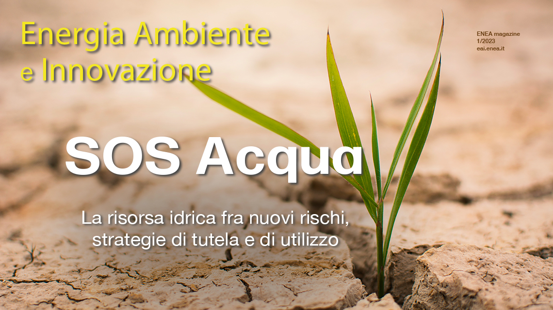 copertina rivista sos acqua terreno arido