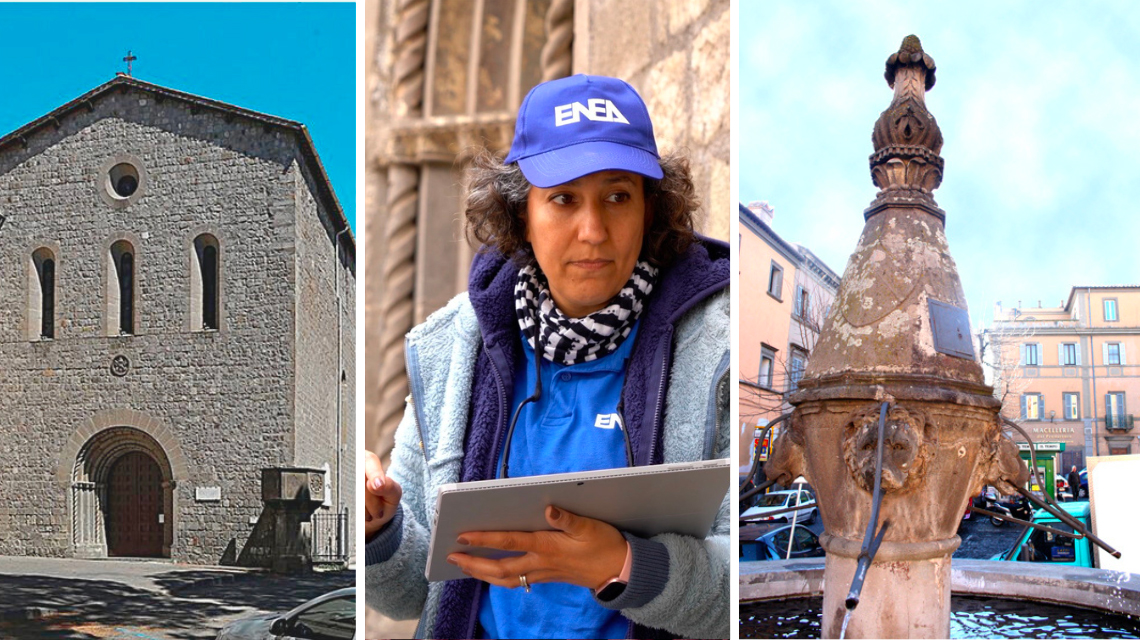 monumenti a Viterbo fontana e basilica