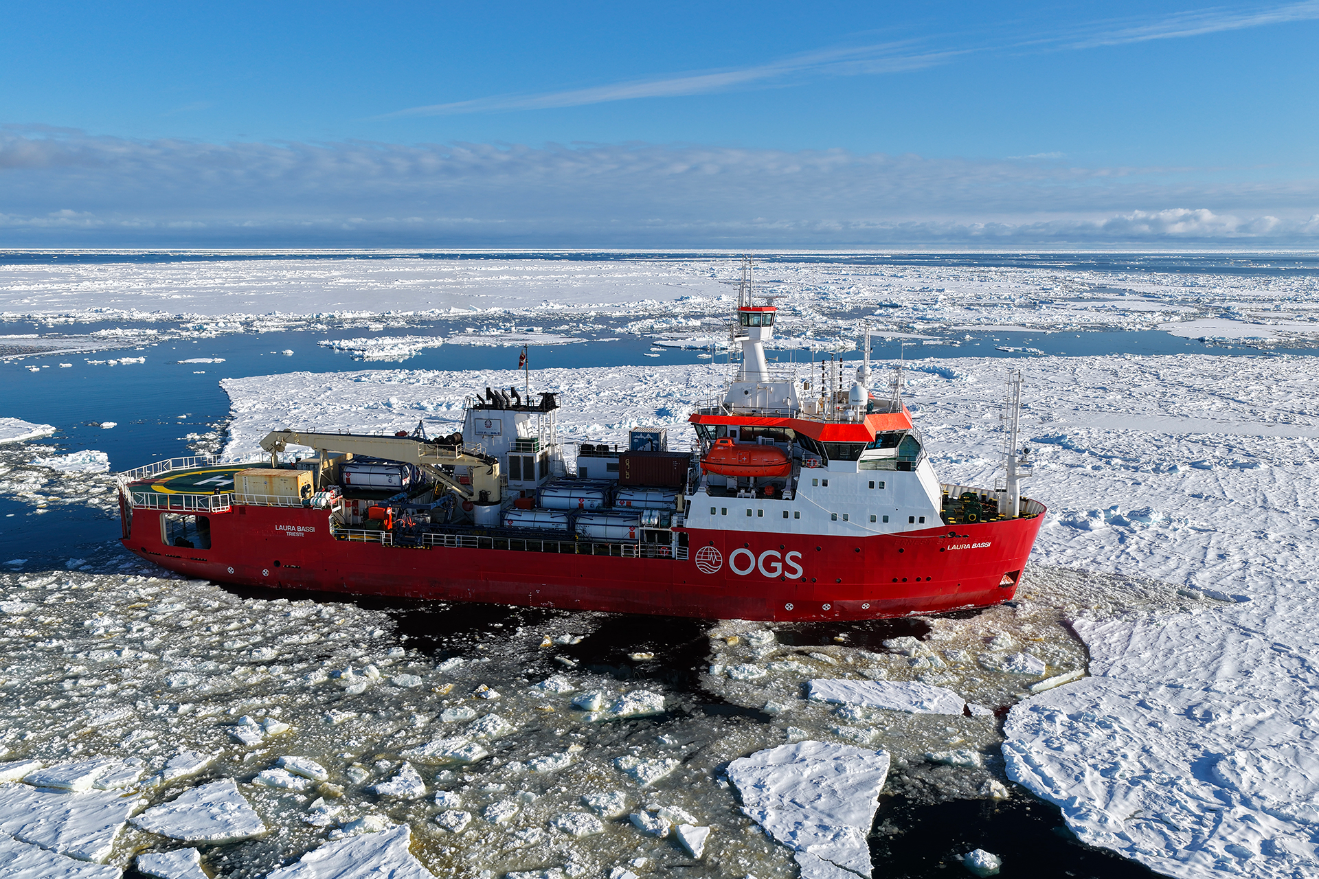 La nave rompighiaccio Laura Bassi