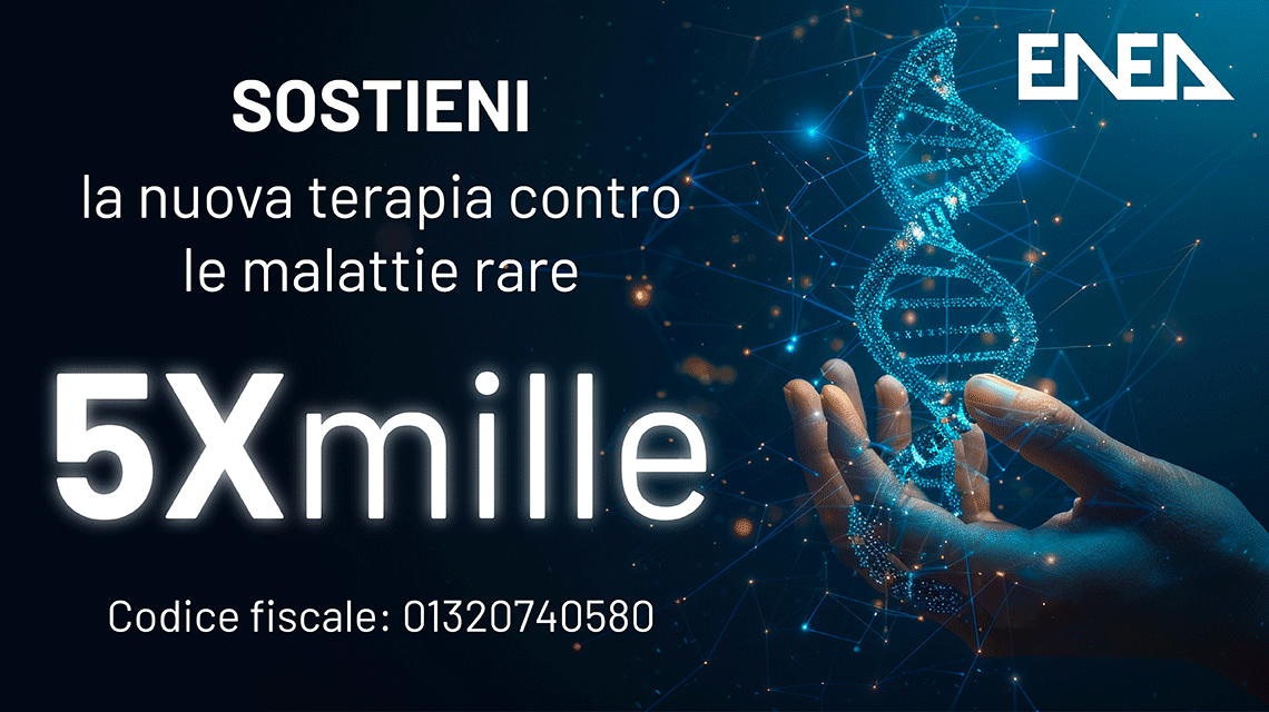 destina il 5 per mille all'ENEA sulle malattie rare