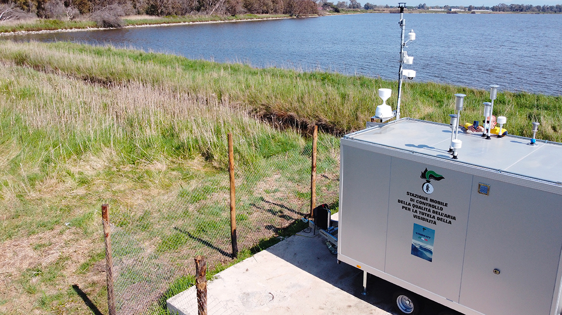 laboratorio mobile per monitorare inquinamento