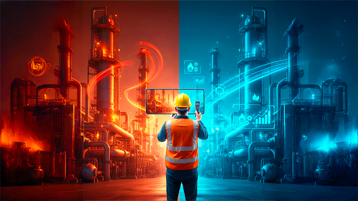 tecnico che effettua diagnosi energetiche