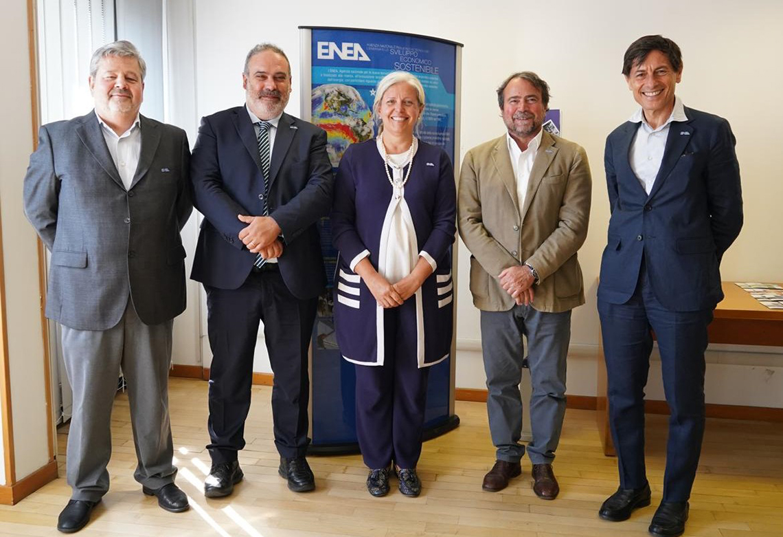 CdA ENEA (da sinistra Pioli, Ennas, Mariotti, Joime, Iannetta) CdA ENEA (da sinistra Pioli, Ennas, Mariotti, Joime, Iannetta)