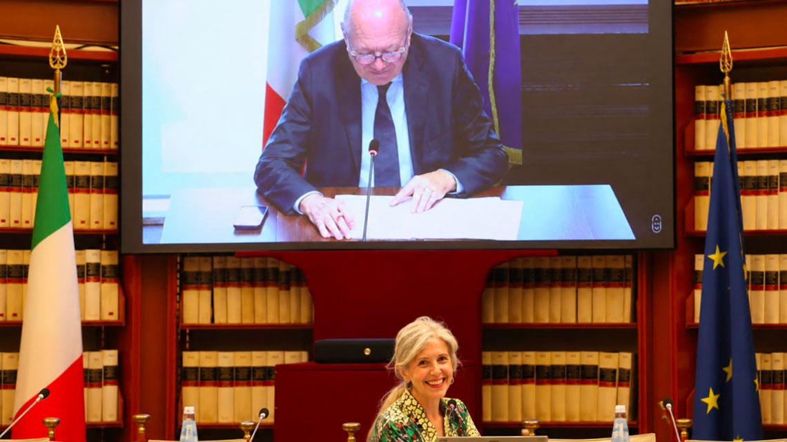 Ministro Gilberto Pichetto Fratin e la Presidente ENEA Francesca Mariotti